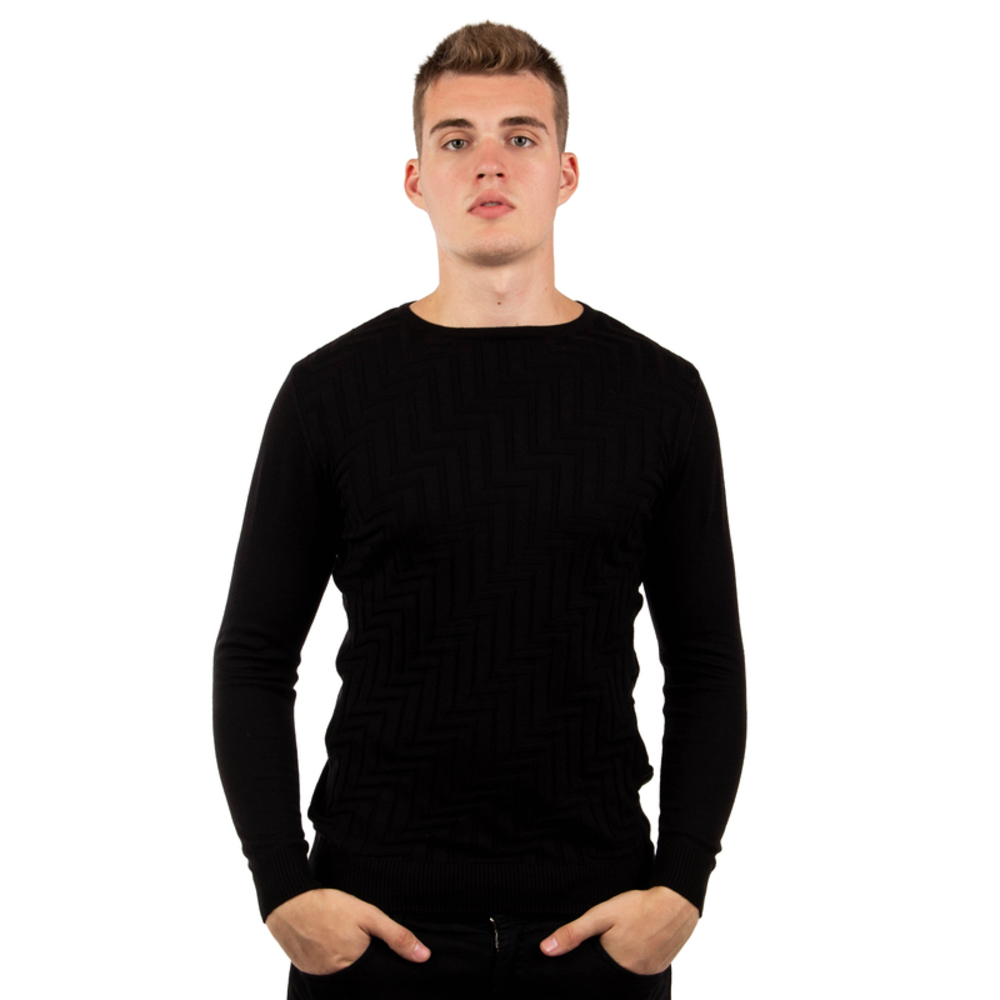 NETWORK BLACK KNITWEAR | MENS SIZE S